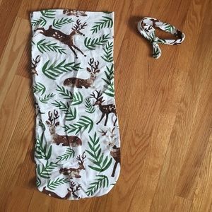 Newborn Swaddle and Headband
